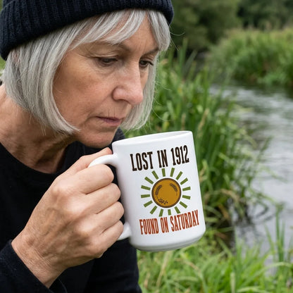 Lost in 1912 Found on Saturday retro metal detecting mug — lifestyle