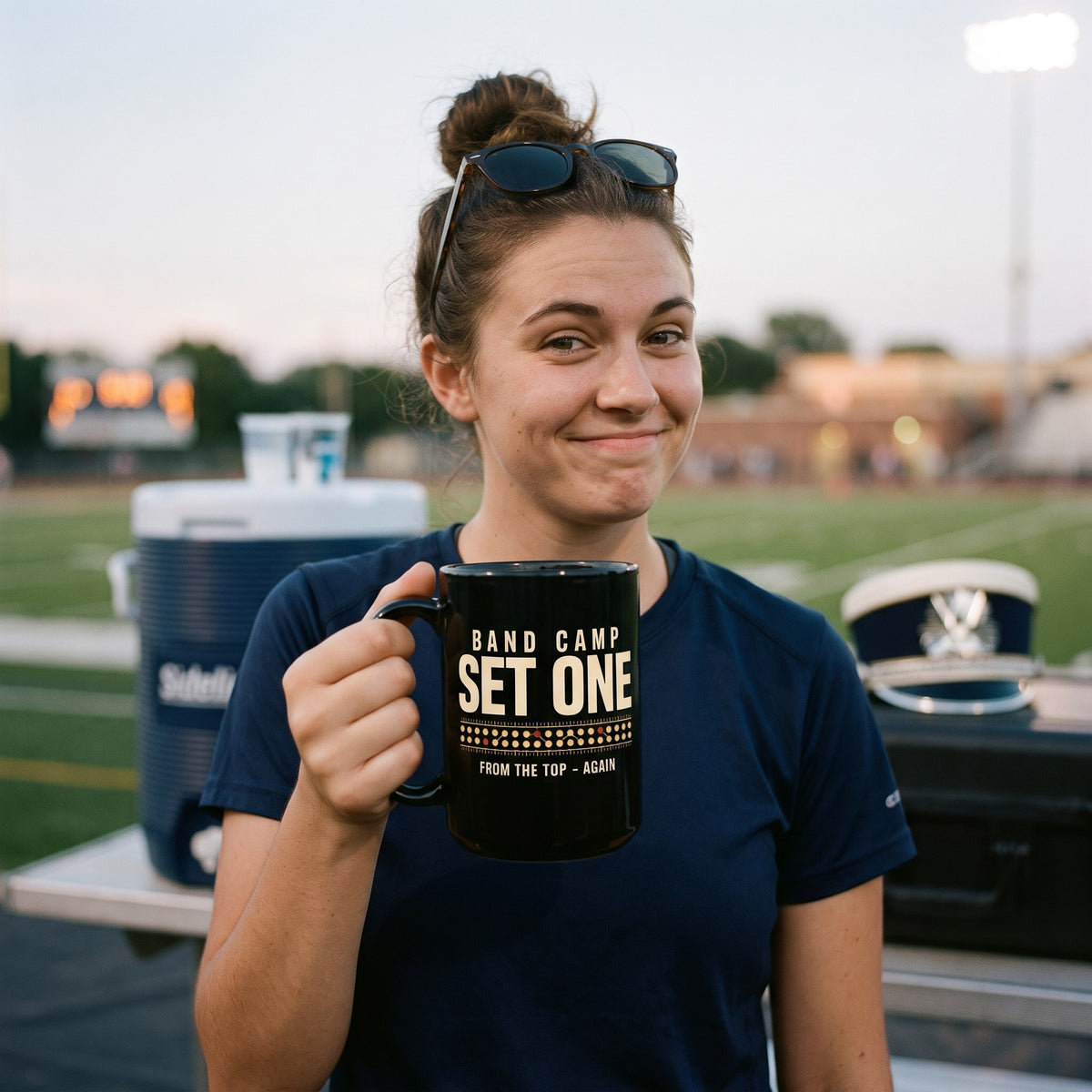 Set One marching band drill chart print — lifestyle