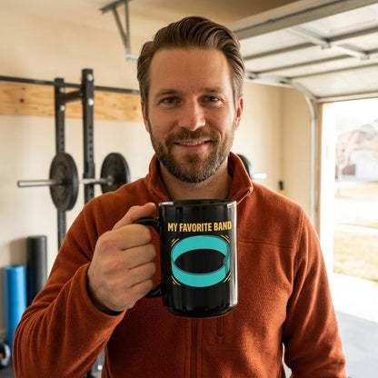 My Favorite Band funny physical therapy mug — lifestyle