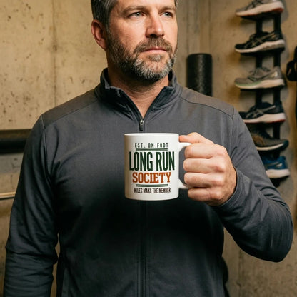 Long Run Society print — lifestyle