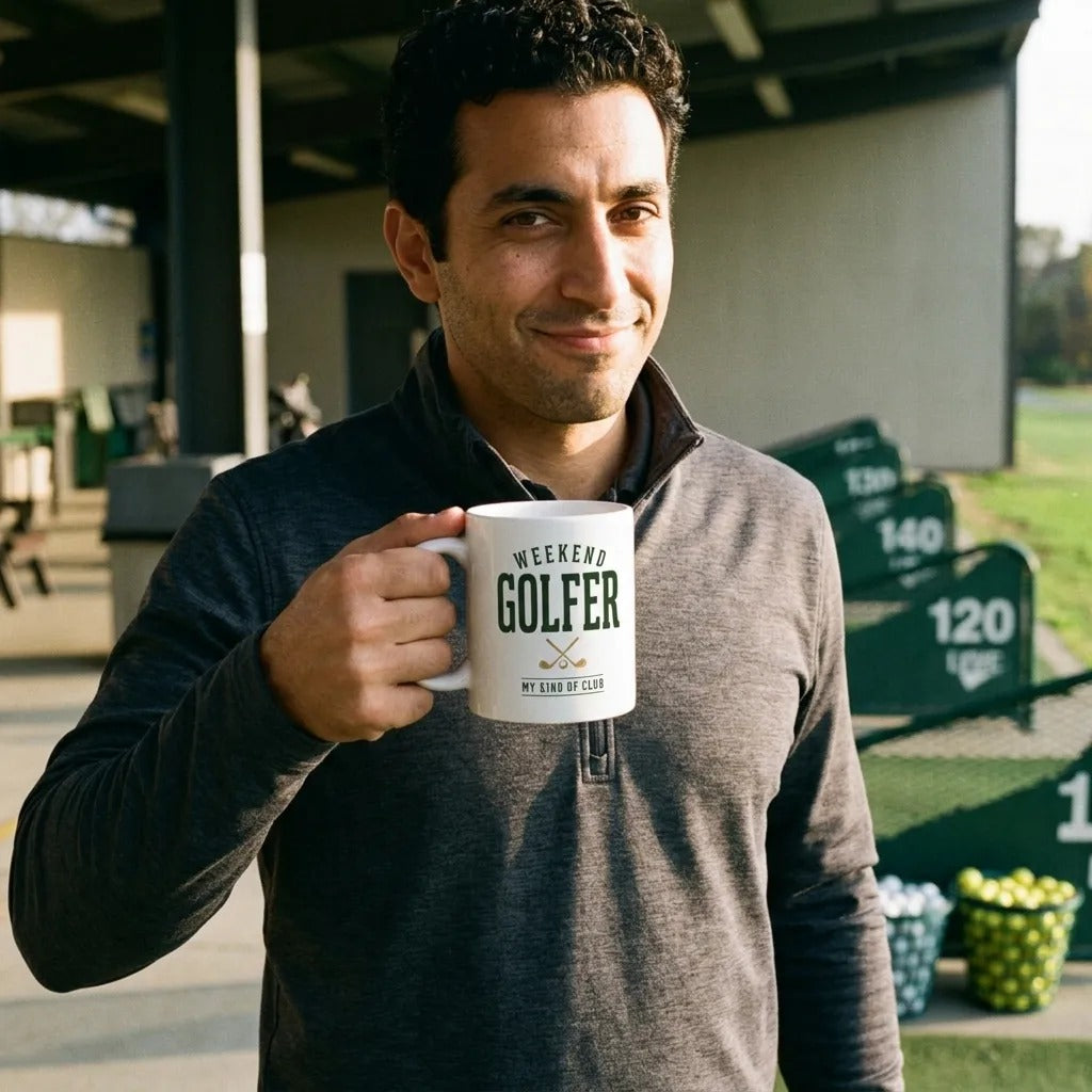 Weekend Golfer Wordmark print — lifestyle