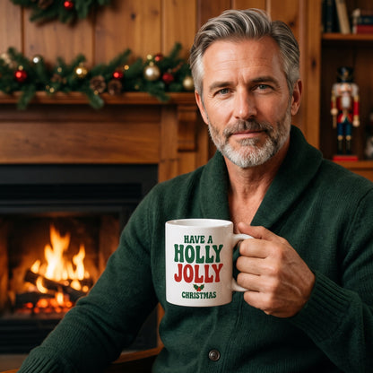 Holly Jolly print — lifestyle