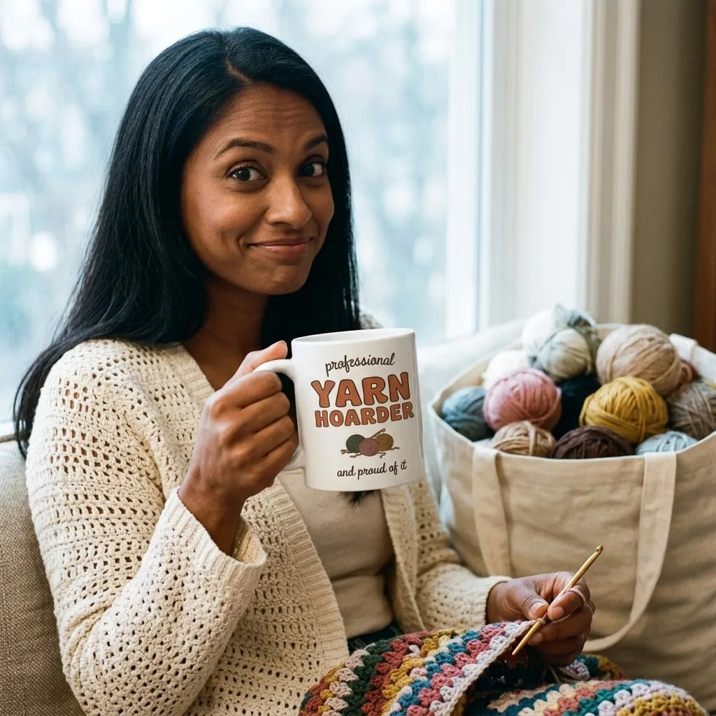 Professional Yarn Hoarder print — lifestyle