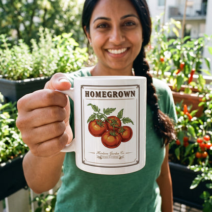 Homegrown Heirloom Seed Packet print — lifestyle