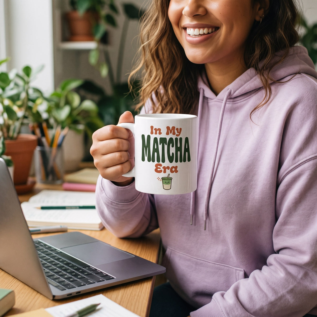 In My Matcha Era print — lifestyle