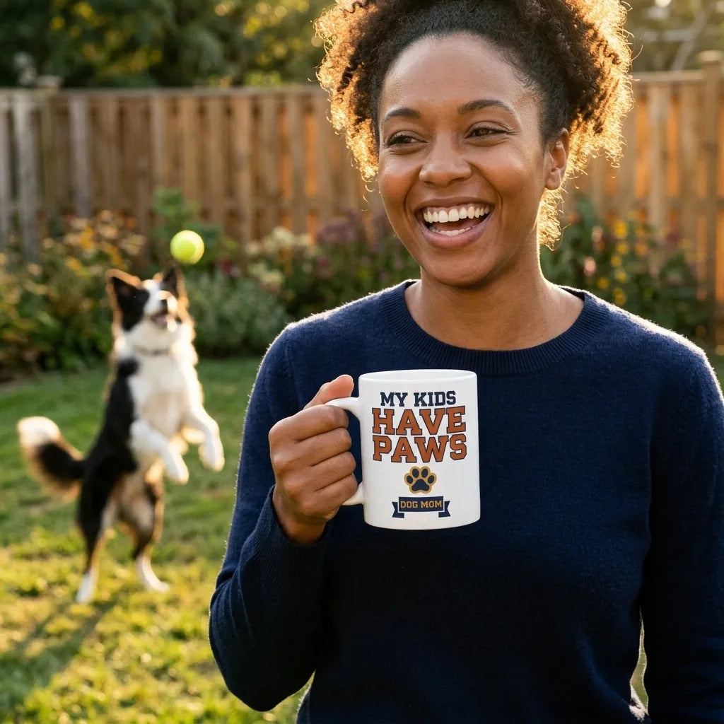 My Kids Have Paws print — lifestyle