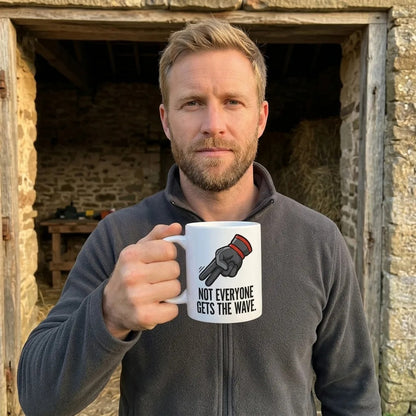 Not Everyone Gets The Wave biker wave motorcycle coffee mug — lifestyle