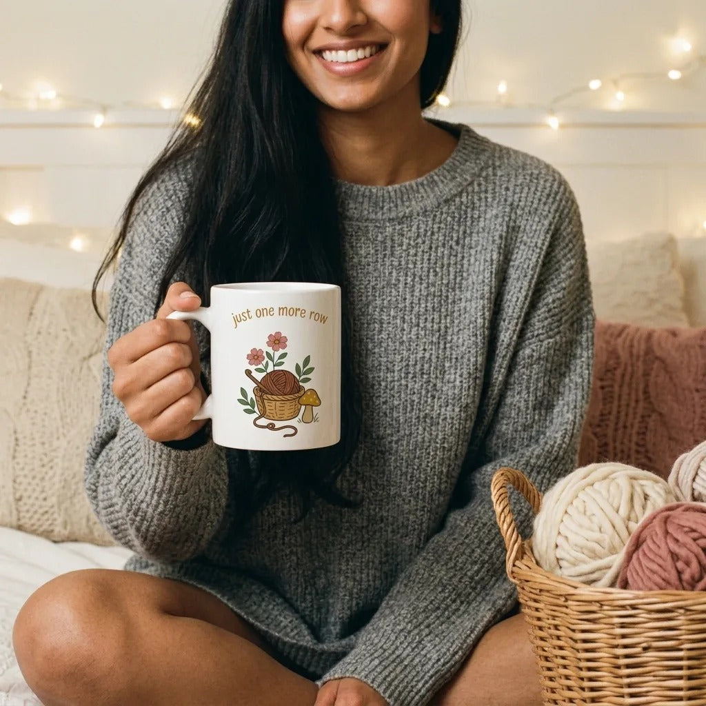 Just One More Row print — lifestyle