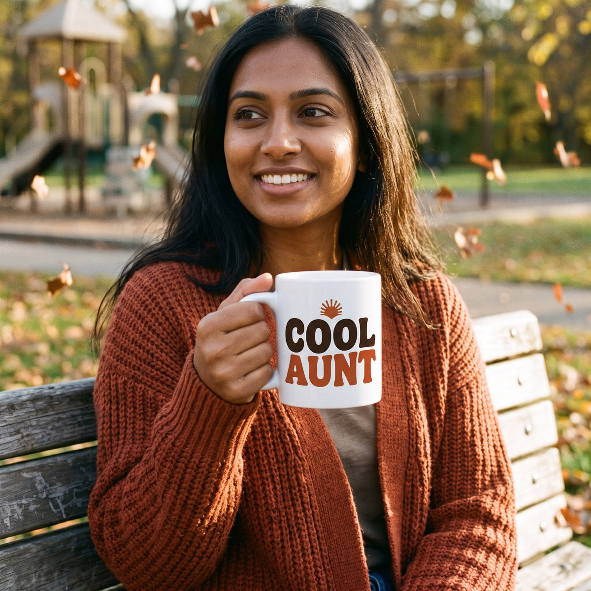 Cool Aunt print — lifestyle