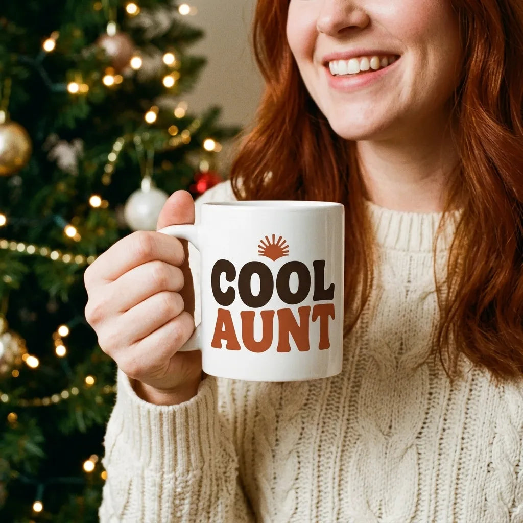 Cool Aunt print — lifestyle