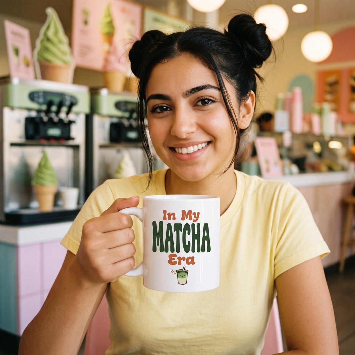 In My Matcha Era print — lifestyle