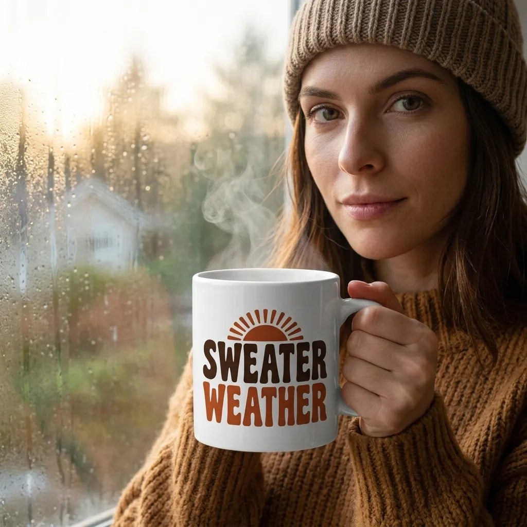 Sweater Weather print — lifestyle