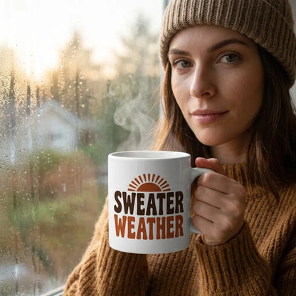 Sweater Weather print — lifestyle