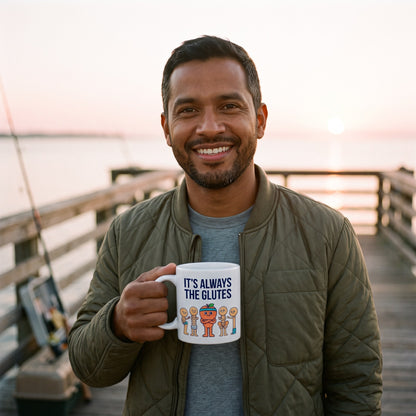 Always The Glutes funny physical therapy mug — lifestyle
