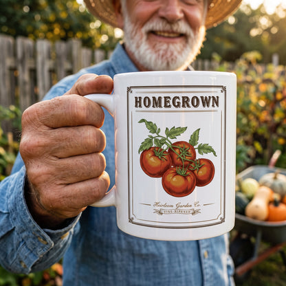 Homegrown Heirloom Seed Packet print — lifestyle