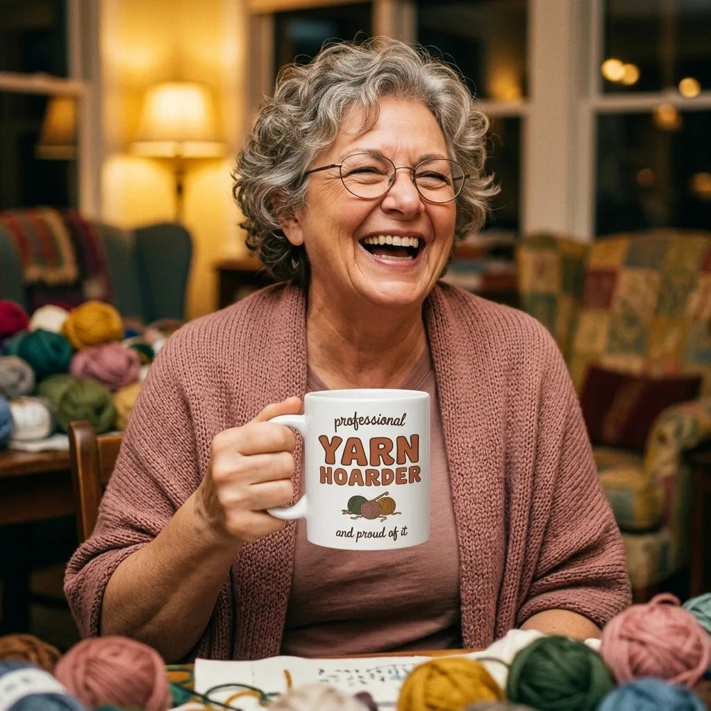 Professional Yarn Hoarder print — lifestyle