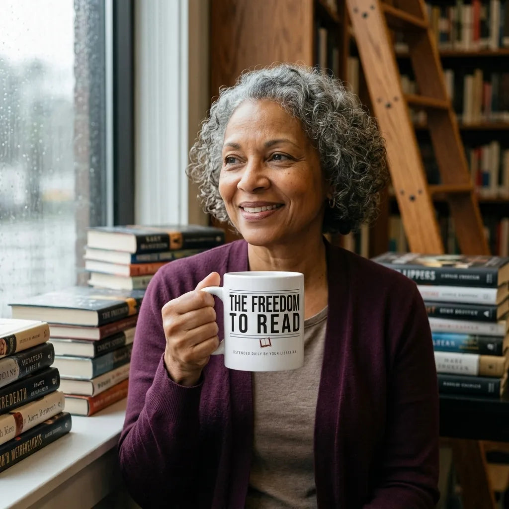 The Freedom to Read print — lifestyle