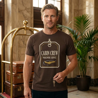Worldwide Service cabin crew tee — lifestyle