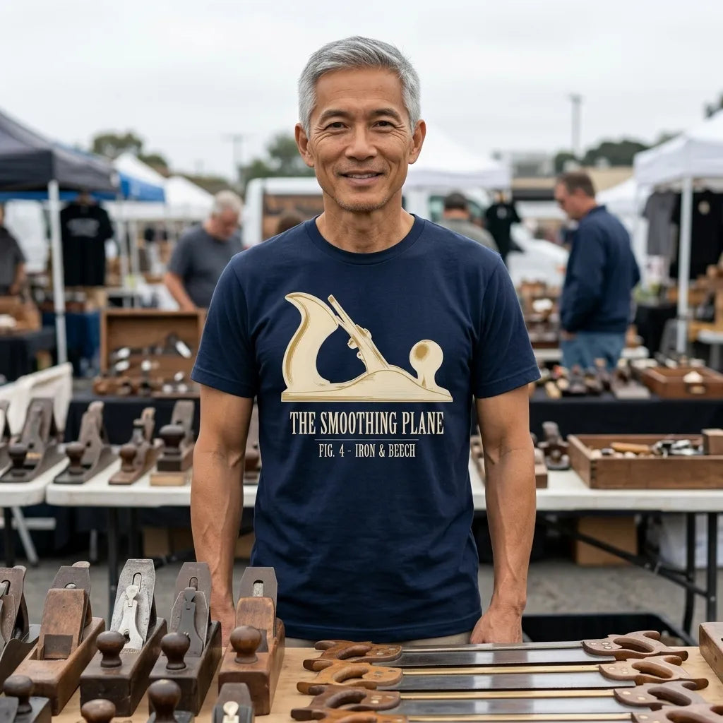 Fig. 4 The Smoothing Plane woodworking tee — lifestyle