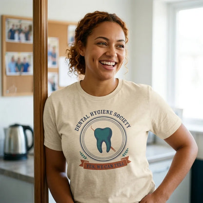 Dental Hygiene Society dental hygienist tee — lifestyle