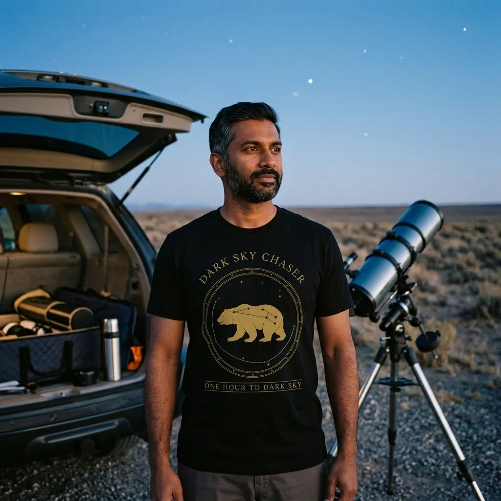 Dark Sky Chaser Ursa Major constellation astronomy tee — lifestyle