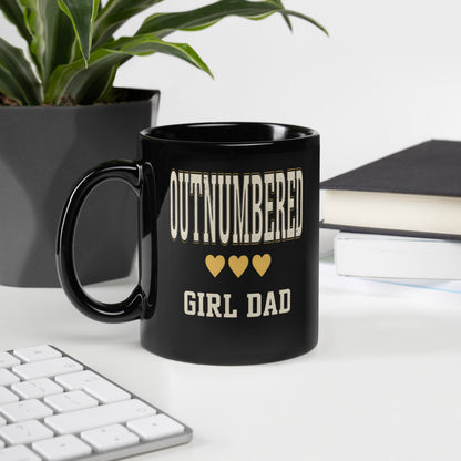 Outnumbered & Proud print — 11 oz