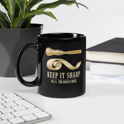 Keep It Sharp woodworking print — 11 oz