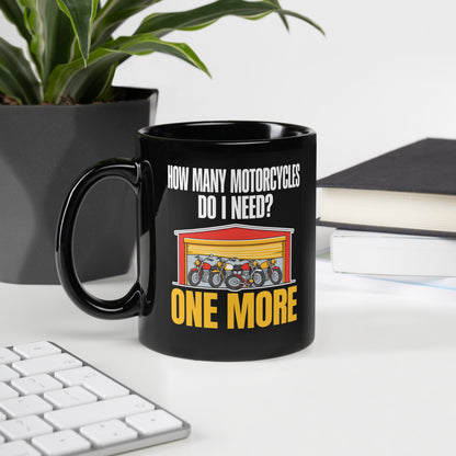 One More funny motorcycle mug — 11 oz, handle on the left