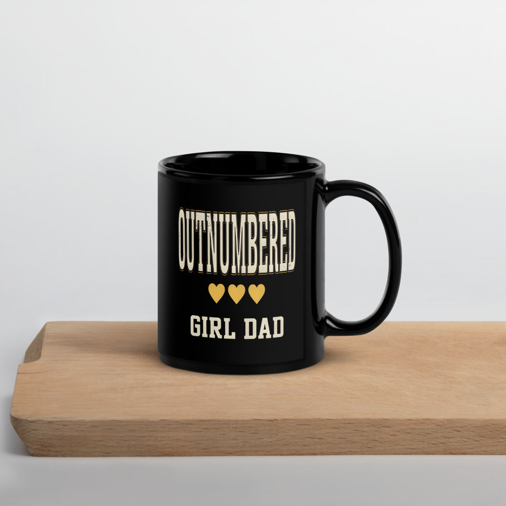 Outnumbered & Proud print — 11 oz, front