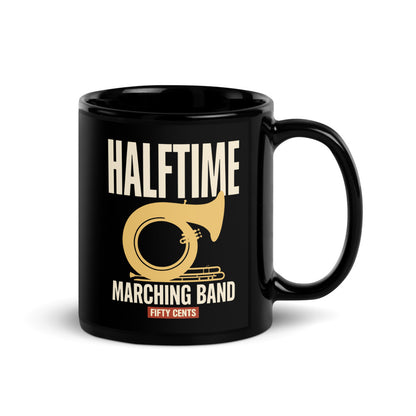 Official Halftime Program print — 11 oz, handle on the right