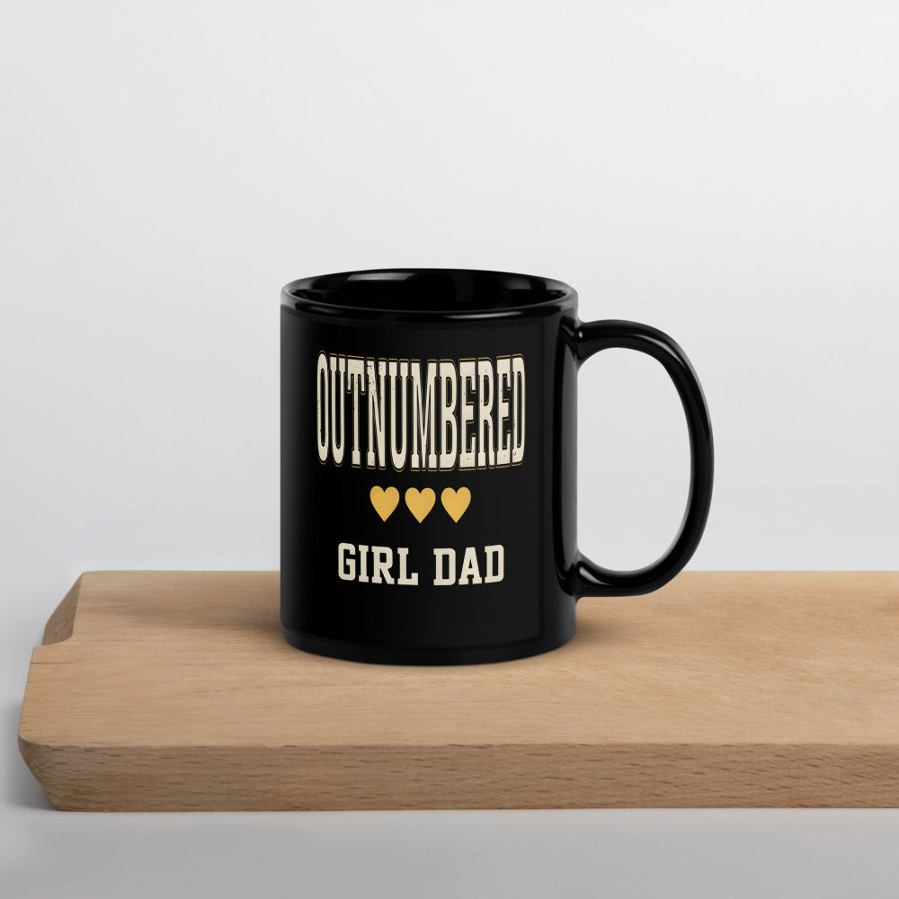 Outnumbered & Proud print — 11 oz, front