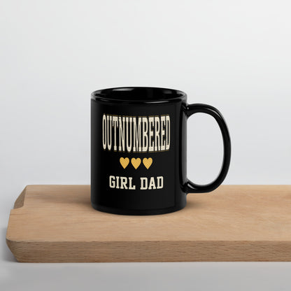 Outnumbered & Proud print — 11 oz, front