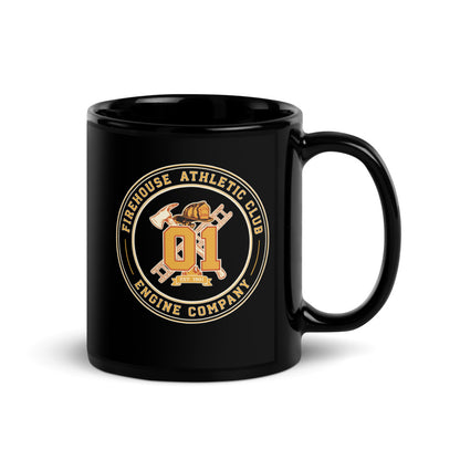 Firehouse Athletic Club print — 11 oz, handle on the right