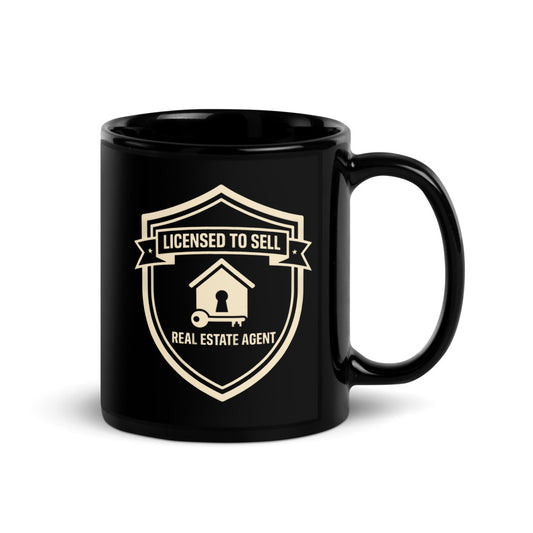 Licensed to Sell print — 11 oz, handle on the right