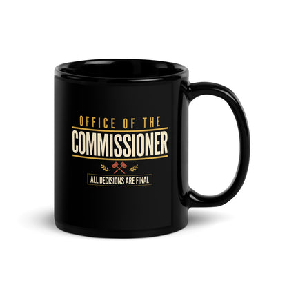 Office of the Commissioner print — 11 oz, handle on the right