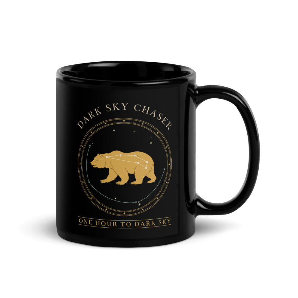 Dark Sky Chaser Ursa Major constellation astronomy mug — 11 oz, handle on the right