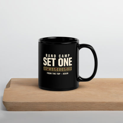 Set One marching band drill chart print — 11 oz, front