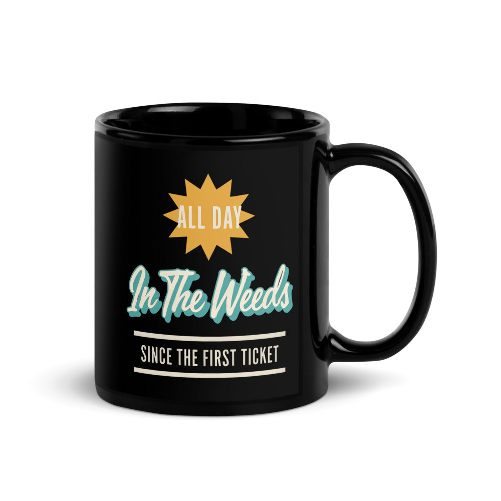In The Weeds print — 11 oz, handle on the right