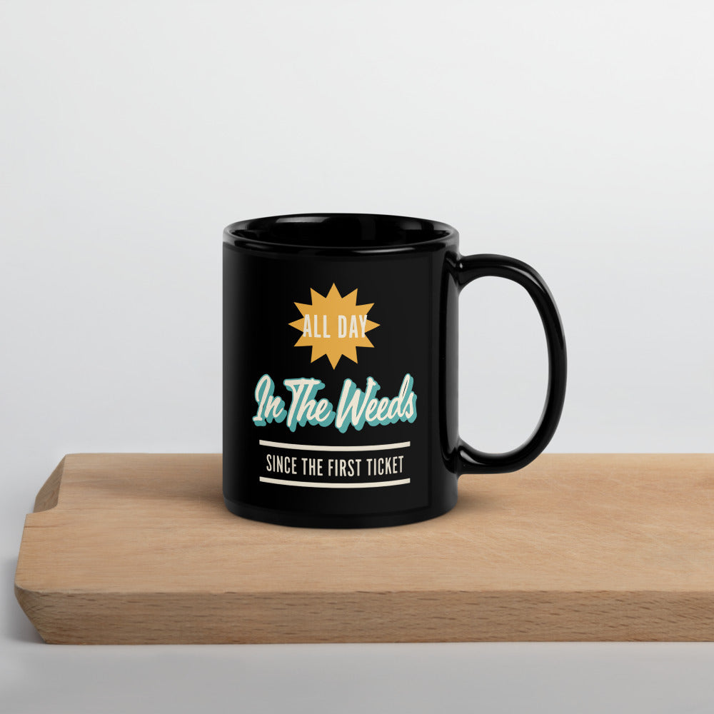 In The Weeds print — 11 oz, front