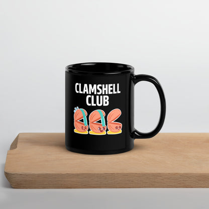 Clamshell Club funny physical therapy mug — 11 oz, front