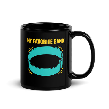 My Favorite Band funny physical therapy mug — 11 oz, handle on the right