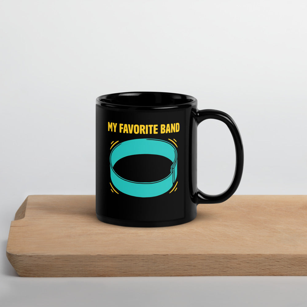 My Favorite Band funny physical therapy mug — 11 oz, front