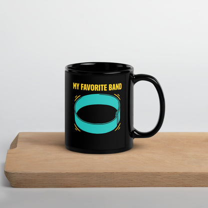 My Favorite Band funny physical therapy mug — 11 oz, front
