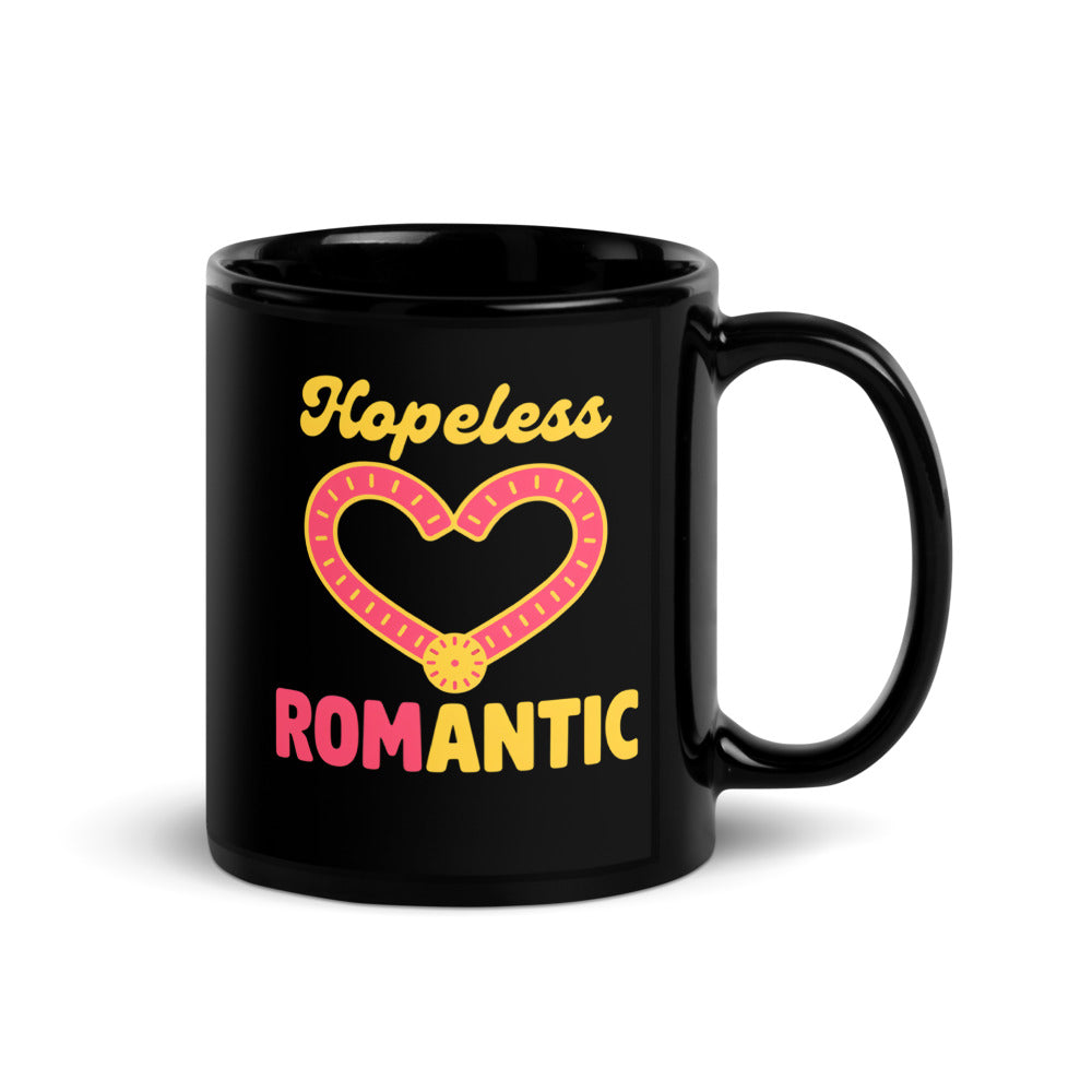 Hopeless ROMantic funny physical therapy mug — 11 oz, handle on the right