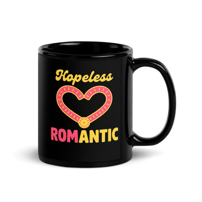 Hopeless ROMantic funny physical therapy mug — 11 oz, handle on the right