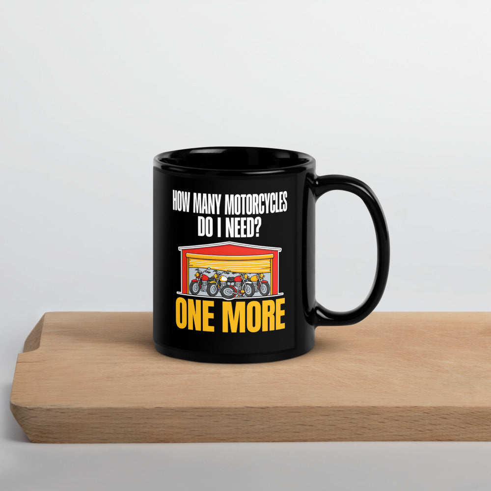 One More funny motorcycle mug — 11 oz, front
