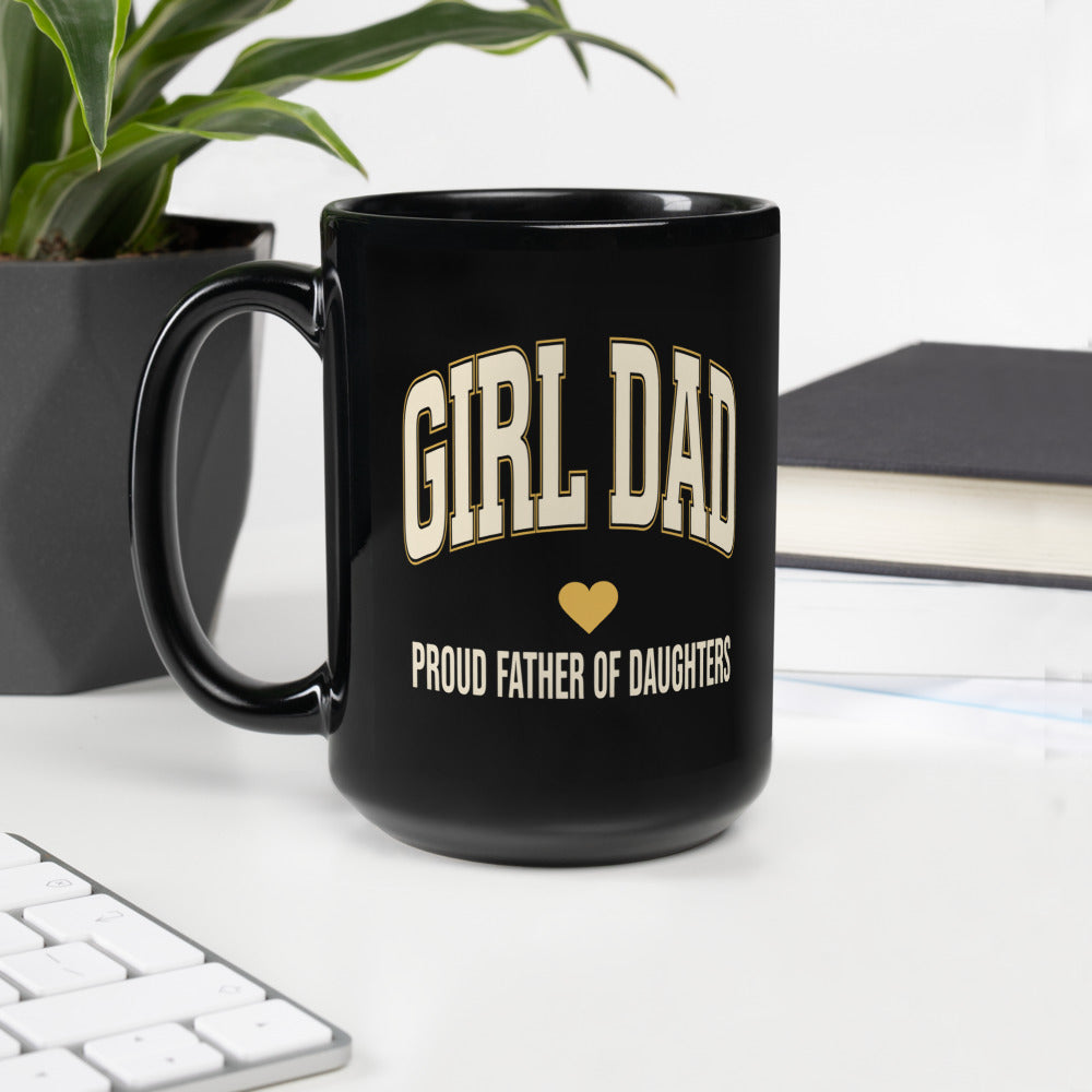 Varsity Arch Girl Dad print — 15 oz