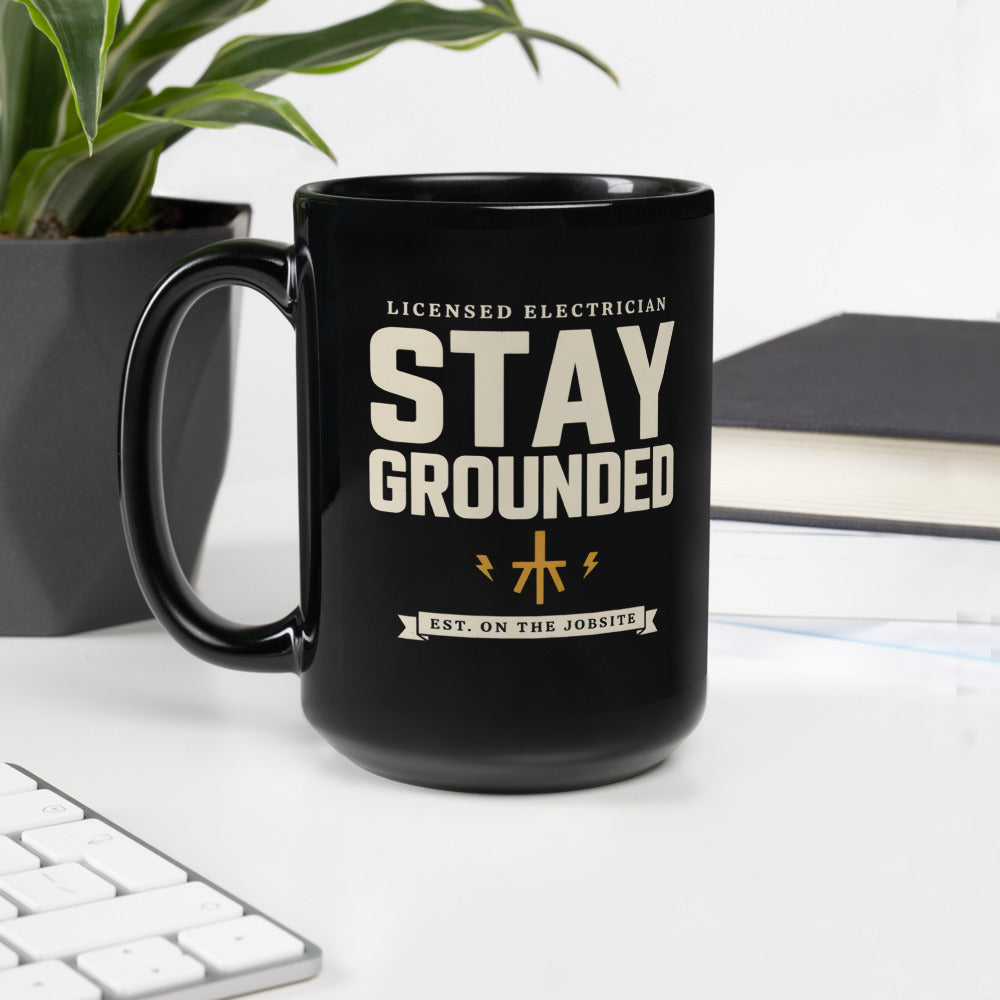 Stay Grounded print — 15 oz