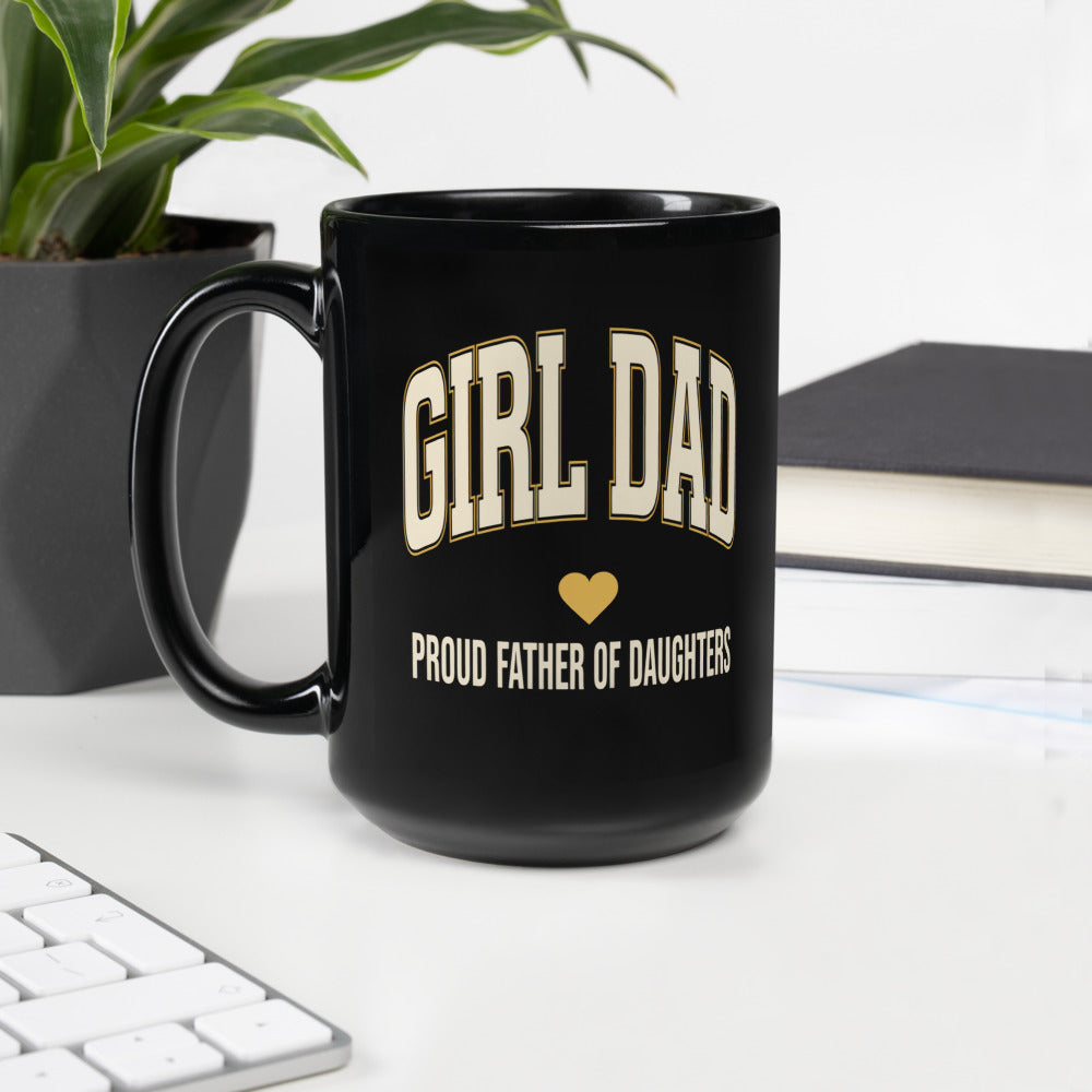 Varsity Arch Girl Dad print — 15 oz
