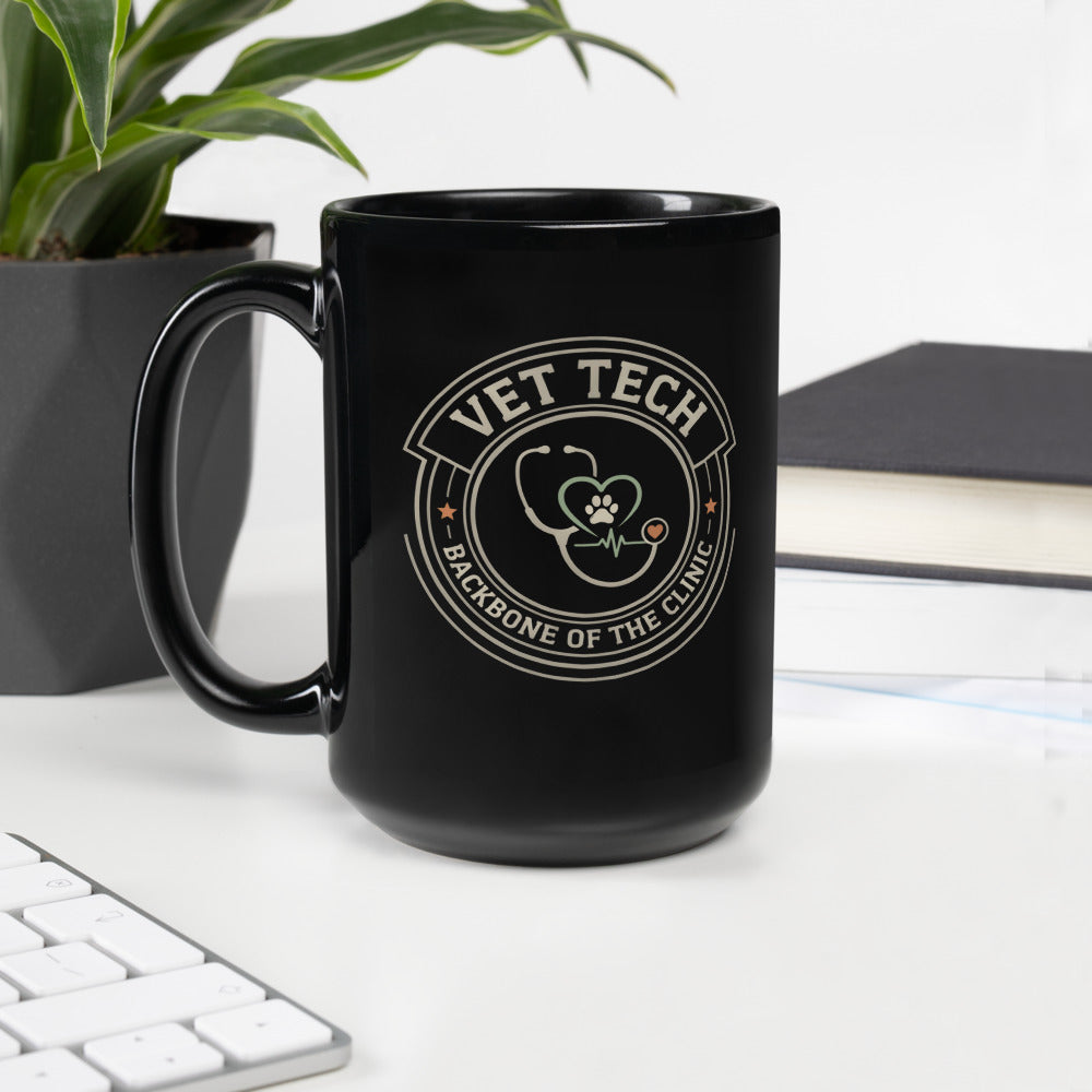 Vet Tech Crest print — 15 oz
